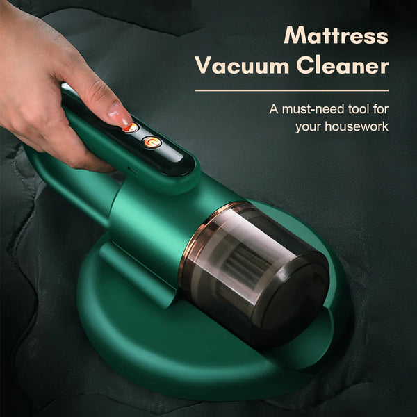 Handheld Vacuum Cordless 5000PA Powerful Mattress Vacuum Cleaner with HEPA Filtration UV Mite Removal Vacuum Machine Cleaner