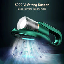 Handheld Vacuum Cordless 5000PA Powerful Mattress Vacuum Cleaner with HEPA Filtration UV Mite Removal Vacuum Machine Cleaner